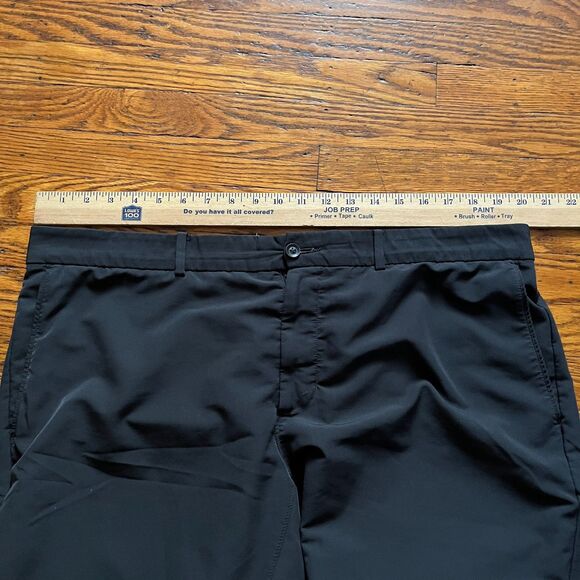 Nike Golf Performance Chinos Men's 38x30 Black Dri-FIT Flat Front Pants Slacks - Picture 3 of 11